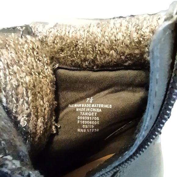 Universal Thread Lace-Up Medium Brown Dark Army Green Boots Size 7.5 - Picture 6 of 12